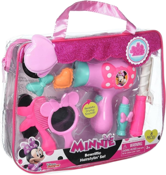 Picture of Minnie Mouse Bowriffic 8 Pcs Hairstyling Toy Set With Insert Card & Tote