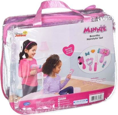 Picture of Minnie Mouse Bowriffic 8 Pcs Hairstyling Toy Set With Insert Card & Tote