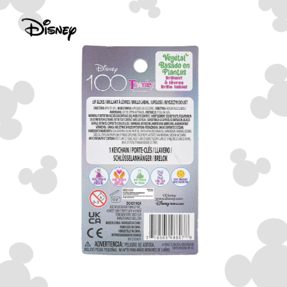 Picture of Disney 100th Lip Gloss With Mickey Mouse Key Chain On A Card