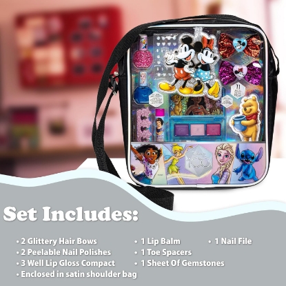 Picture of Disney 100 Makeup Filled In Shoulder Backpack Cosmetic Set