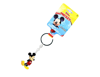 Picture of Mickey Figural Metal Keychain on Header Card in Display