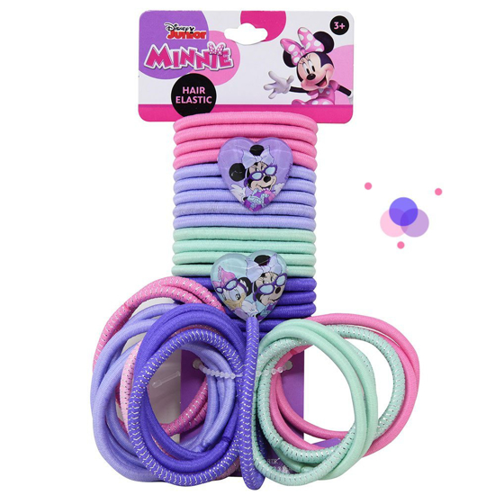 Picture of Disney Minnie Mouse Hair Elastic Band 36 Pcs