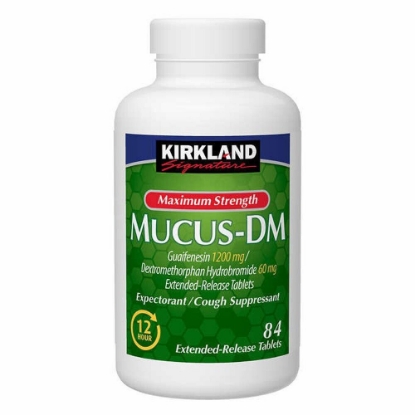Picture of Kirkland Signature Mucus DM Maximum Strength, 84 Tablets