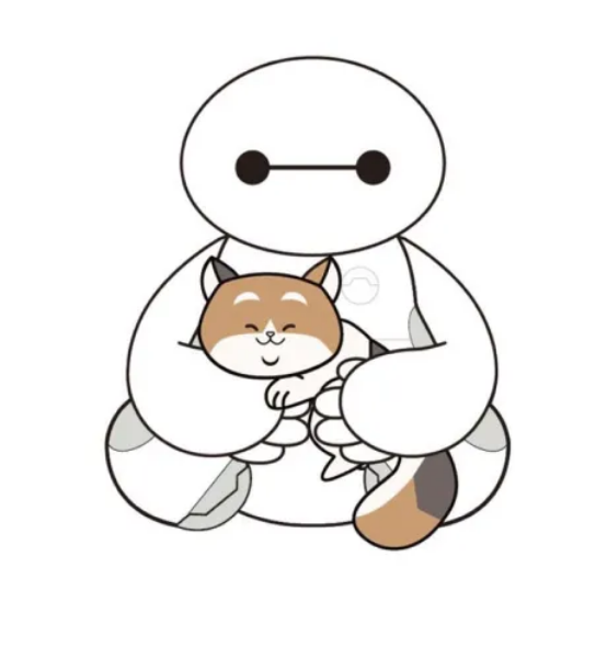 Picture of Disney Big Hero 6  Baymax with Mochi 3D Foam Magnet