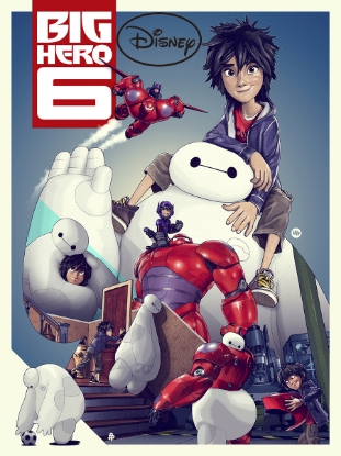 Picture of Disney Big Hero 6  Baymax with Mochi 3D Foam Magnet