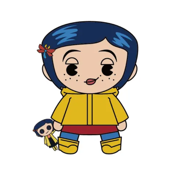 Picture of Coraline with Doll 3D Foam Magnet