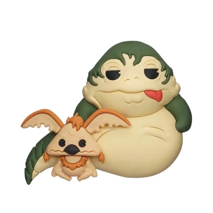 Picture of Jabba the Hutt and Salacious Crumb 3D Foam Magnet