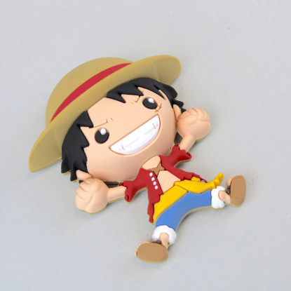 Picture of One Piece Luffy Jumping 3D Foam Magnet