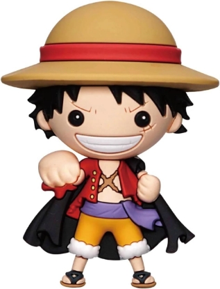 Picture of One Piece Luffy Kung Fu Pose 3D Foam Magnet