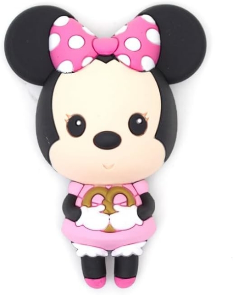 Picture of Disney  Minnie Eating a Pretzel 3D Foam Magnet