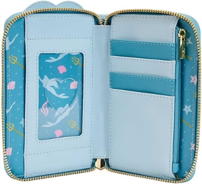 Picture of Disney Loungefly The Little Mermaid Wedding Cake Zip Around Wallet
