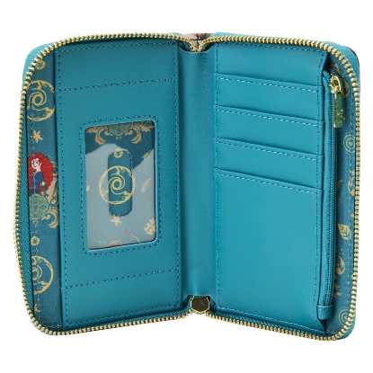 Picture of Loungefly Disney Pixar Brave Merida Princess Scenes Zip Around Wallet