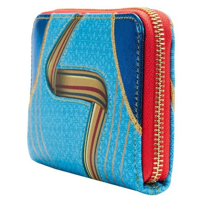 Picture of Loungefly Marvel Ms. Marvel Cosplay Zip Around Wallet