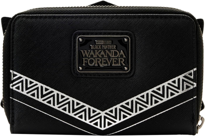 Picture of Loungefly Marvel Black Panther Wakanda Forever Zip Around Wallet