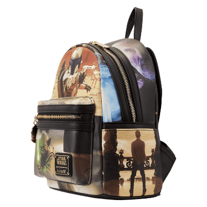 Picture of Loungefly Star Wars Episode II Attack of the Clones Scene Double Strap Mini Backpack