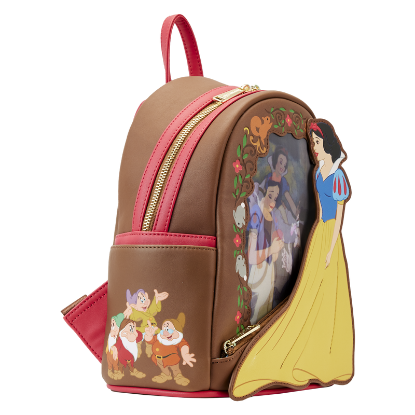 Picture of Loungefly Disney Snow White Lenticular Princess Series Double Strap Mini Backpack