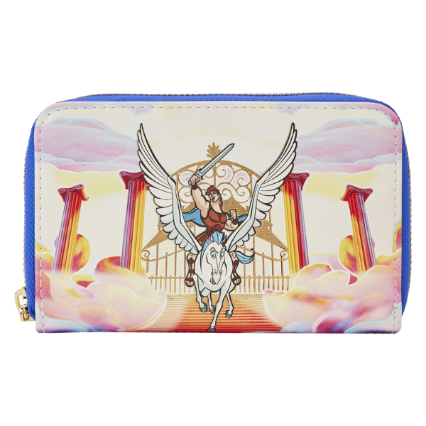 Picture of Loungefly Disney Hercules Mount Olympus Golden Gates Zip Around Wallet