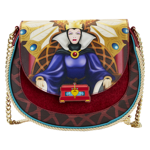 Picture of Loungefly Disney Snow White Evil Queen Throne Crossbody Purse