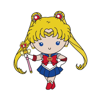 Picture of Sailor Moon with Moon Rod 3D Foam Magnet