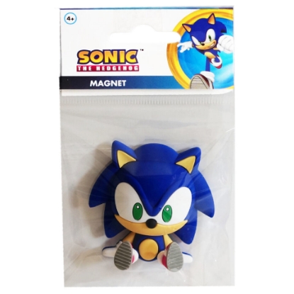 Picture of Sonic The Hedgehog Figure 3D Foam Magnet