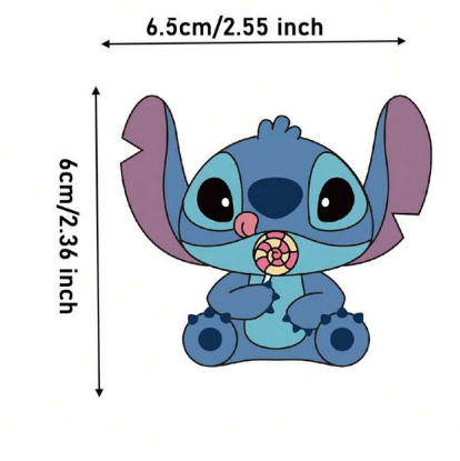 Picture of Disney Stitch with Lollipop 3D Foam Magnet