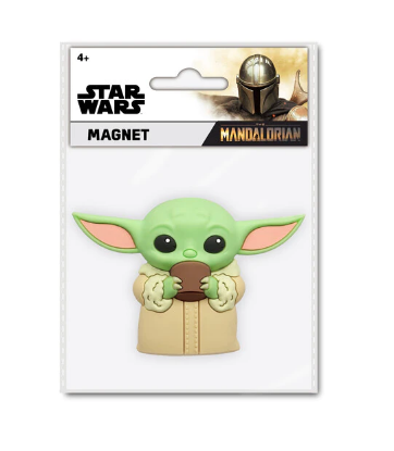 Picture of Star Wars The Mandalorian  Grogu With Soup Bowl 3D Foam Magnet