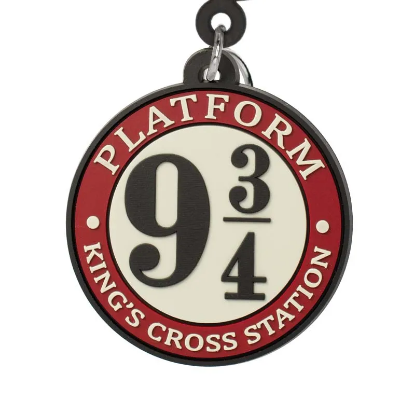 Picture of Harry Potter 9 34 Platform Soft Touch Bag Clip