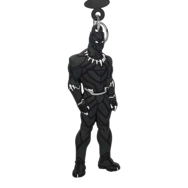 Picture of Marvel Avengers Black Panther Soft Touch PVC Bag Clip