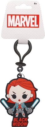 Picture of Marvel Black Widow Soft Touch PVC Bag Clip