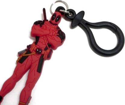Picture of Marvel Deadpool Figure Soft Touch PVC Bag Clip
