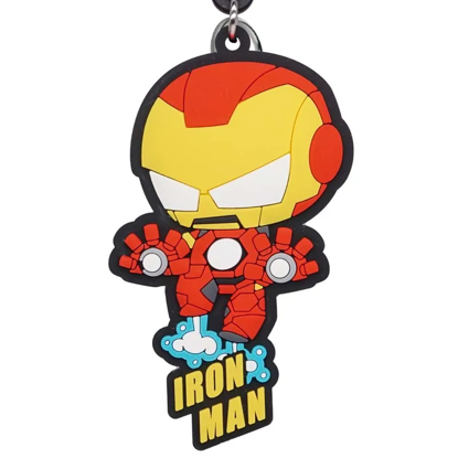 Picture of Marvel Iron Man Chibi Character  Soft Touch PVC Bag Clip