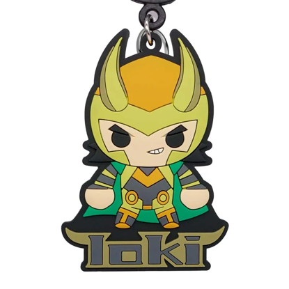 Picture of Marvel Loki Chibi Character Soft Touch Pvc Bag Clip