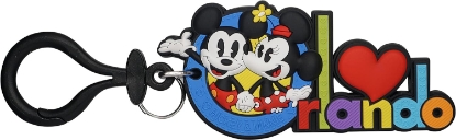 Picture of Disney Mickey & Minnie at Orlando Soft Touch Bag Clip