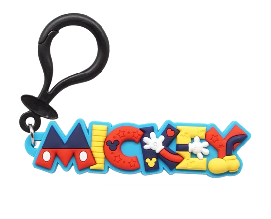 Picture of Disney Mickey Initial Soft Touch Pvc Bag Clip