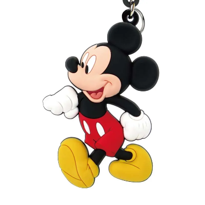 Picture of Disney Mickey Mouse Walking Soft Touch Bag Clip