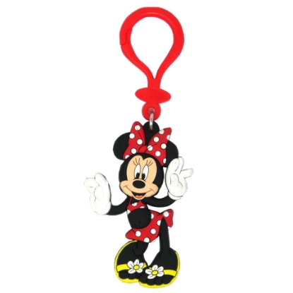 Picture of Disney Minnie Mouse Fun in the Sun Collectible Soft Touch Bag Clip