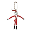 Picture of Nightmare Before Christmas Jack Skellington Santa PVC Bendable Bag Charms