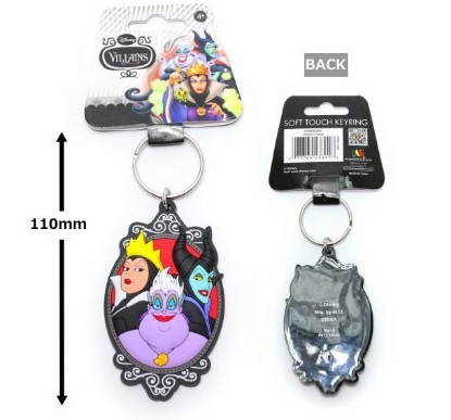 Picture of Disney Villains Group Soft Touch Pvc Bag Clip