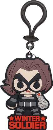 Picture of Marvel Winter Soldier Chibi Character Soft Touch PVC Bag Clip