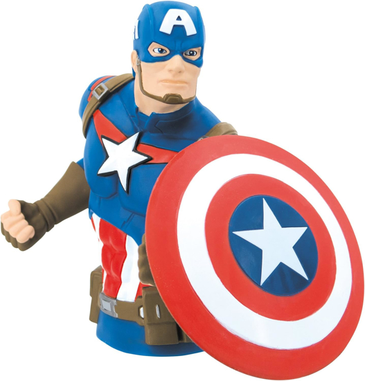 Picture of Marvel Captain America Bust Figure Pvc Bank