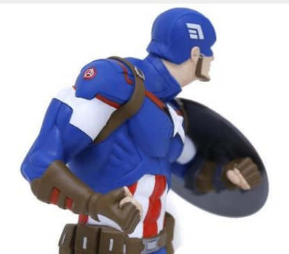 Picture of Marvel Captain America Bust Figure Pvc Bank