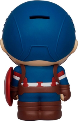 Picture of Marvel Captain America Chibi Figure Piggy Bank