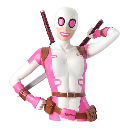 Picture of Marvel Gwenpool Bust Figural Pvc Piggy Bank