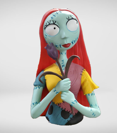 Picture of Nightmare Before Christmas Sally Bust Figure Piggy Bank