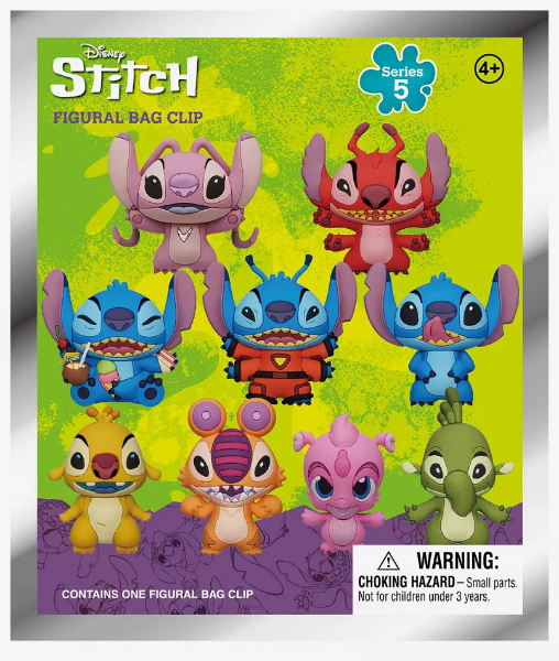 Picture of Disney Stitch Series 5 Blind Bag 3D Figural Bag Clips