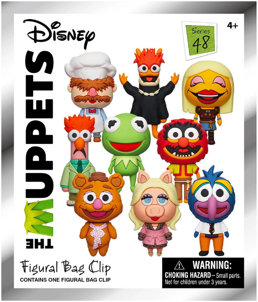 Picture of Disney The Muppets Series 48 Mystery Pack 3D Figural Bag Clips