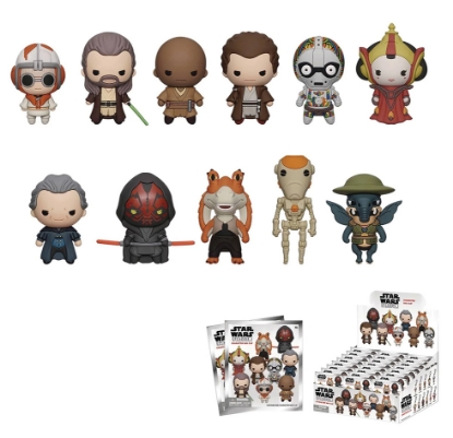 Picture of Star Wars Episode 1 The Phantom Menace Character Bag Clip Mystery Pack