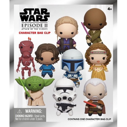 Picture of Star Wars Episode II Attack Of The Clones Character Bag Clip Mystery Pack