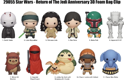 Picture of Star Wars Return of The Jedi Anniversary Character Bag Clip