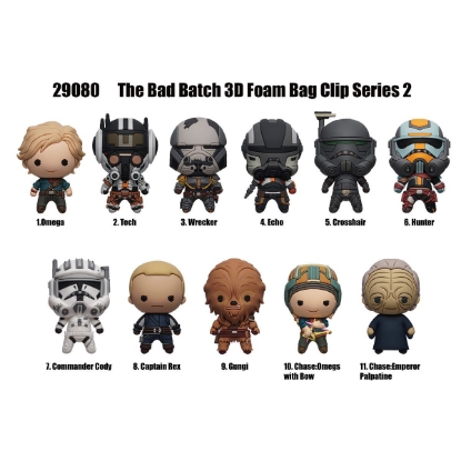 Picture of Star Wars The Bad Batch Series 2 Character Bag Clip Blind Pack